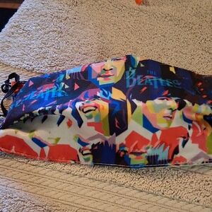 Colorful Beatles Fiber Art Piece